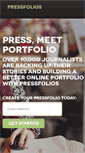 Mobile Screenshot of pressfolios.com